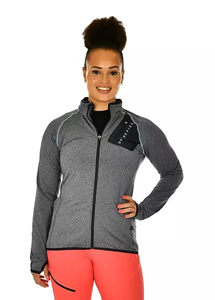 Dovrefjell Dyre Quick Dry naisten fleecetakki, Mood Blue - Retkeilyasusteet - 7071217039070 - 2