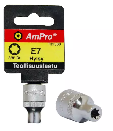 E-Torx-hylsy 3/8" vääntiöille - Hylsyt ja -sarjat - 795609333580 - 1