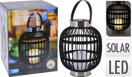 Solar led-aurinkokennolyhty 39 cm - Tunnelmavalot - 8719987441400 - 1