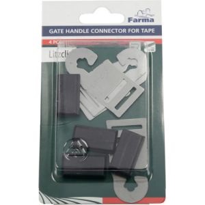 Veräjänkahvaliitin 10/20mm langalle 4kpl - Sähköaitatarvikkeet - 8719607155380 - 1