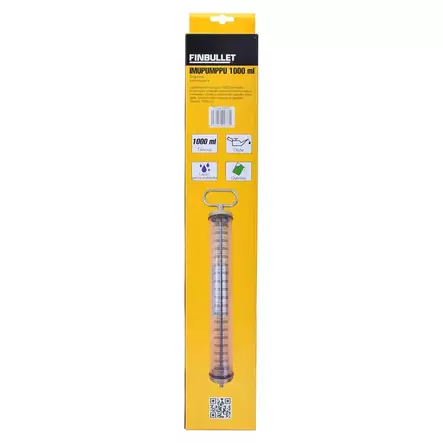 Finbullet Imupumppu 1000ml mitalla - Rasvaprässit ja pumput - 6438152028780 - 2