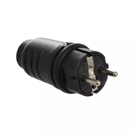 Pistotulppa 16A IP44 250V 2P+PE kumi - Rasiat ja pistokkeet - 6438152084700 - 1