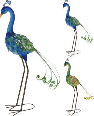 Riikinkukko puutarhapatsas 78 cm - Puutarhapatsaat, koristeet - 8719987479380 - 1