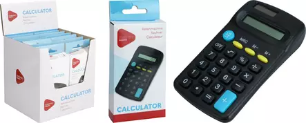 Laskin 11 x 6 cm - Toimistotarvikkeet - 8720573578240 - 1