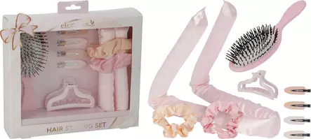 Harja- ja hiusasustesetti pinkki - Apuvälineet - 8721037603430 - 1