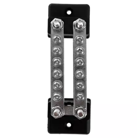 Arctic Marine Kytkentäkisko 12-48V DC 12-paikkaa suojuksella, 150A - Muut veneilytuotteet - 6418536032770 - 1