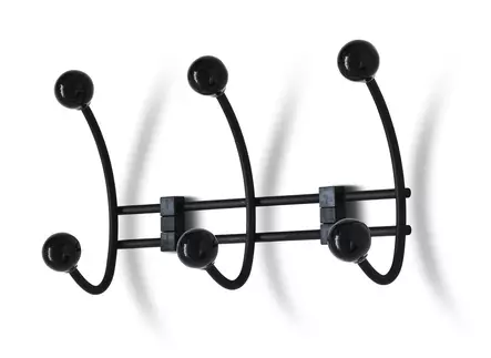 Habo vaatenaulakko Berry 3-koukkua musta 235 mm - Seinäkoukut, naulakot - 7317900302220 - 1