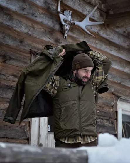 Härkila clim8 base waistcoat Willow green - Retkeilyasusteet - 5714733639400 - 2