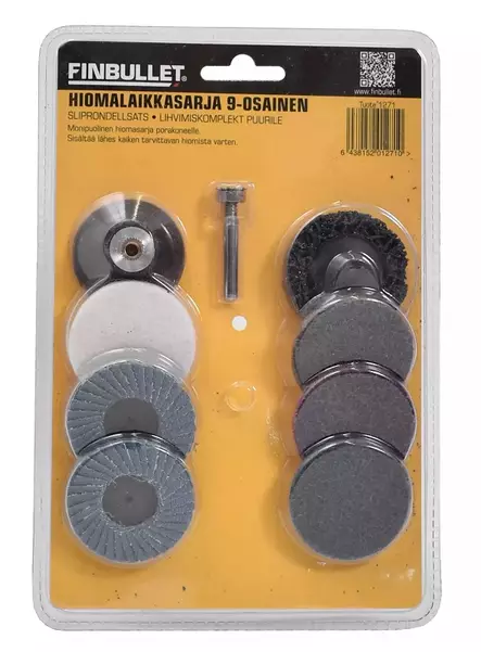 Hiomalaikkasarja 9-os. - Hiomatarvikkeet - 6438152012710 - 1