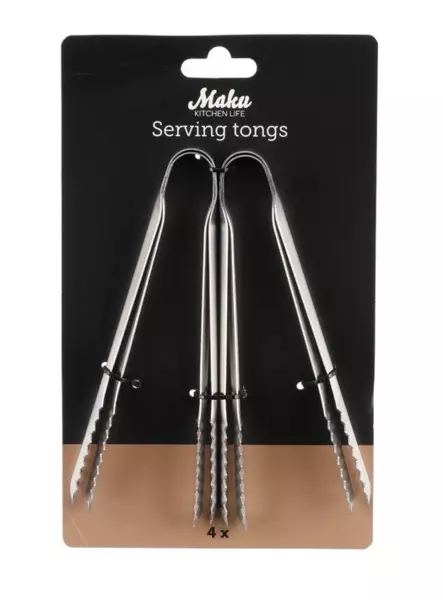 Maku tarjoilupihdit 4 kpl/pkt - Tarjoiluastiat, kattaus - 6410416405810 - 1