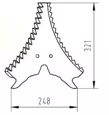 Noukinvaunun terä Strautmann 73236500 - Noukkimet - 73236500 - 1