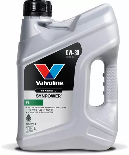 Valvoline Synpower FE 0W-30 moottoriöljy 4 l - Moottoriöljyt - 8710941018690 - 1