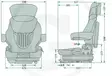 GRAMMER ilmaistuin Primo L PVC - Traktorin istuimet - gr000000240 - 1