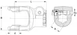 Haarukka AGCC, 1 3/4"-20, W2500/P500 - Haarukat - 8435194187220 - 2