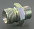 Kaksoisnippa 3/8" BSP x M16 uros/uros - Hydrauliikka - 8719593140940 - 1