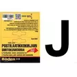 Tarrakirjain J 100 mm - Postilaatikot ja numerot - 6438152088470 - 1