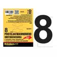 Tarranumero 8 50 mm - Postilaatikot ja numerot - 6438152088920 - 1