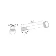 Kuusiokantapultti lukkomutterilla M14x1.5x96/17 10.9 - Niittokoneet - BH2950 - 2