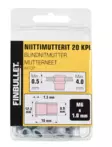 Niittimutteri M6 x 16mm 20kpl - Ruuvit ja naulat - 6438152027370 - 2