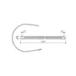 Noukinkaari, 1525 x 48 mm, sopii Vicon - Paalaimet - 5700036806250 - 3