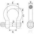 Sakkeli heavy duty 1" 8500 kg - Kiinnikkeet - 4250077110010 - 2