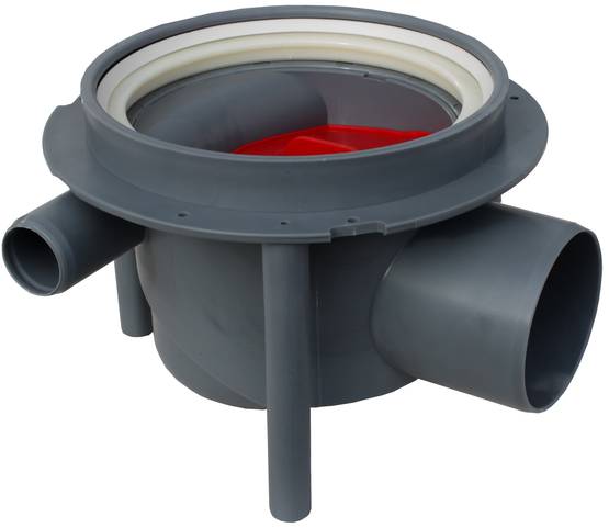 Vaakakaivo 75 mm - Lattiakaivot ja tarvikkeet - 6415833114130 - 1