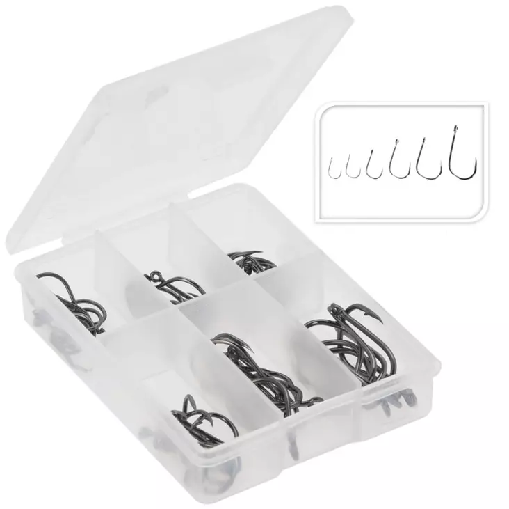 1-haarakoukkulajitelma 60 os. - Muut kalastustarvikkeet - 8719407057730 - 1