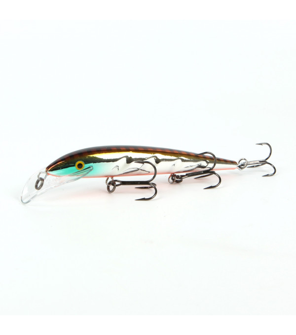 Baron Wobbler 13cm Brown Stripe Chrome - Vieheet ja perhot - 6438212090580 - 1