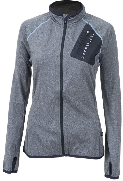 Dovrefjell Dyre Quick Dry naisten fleecetakki, Mood Blue - Retkeilyasusteet - 7071217039070 - 1