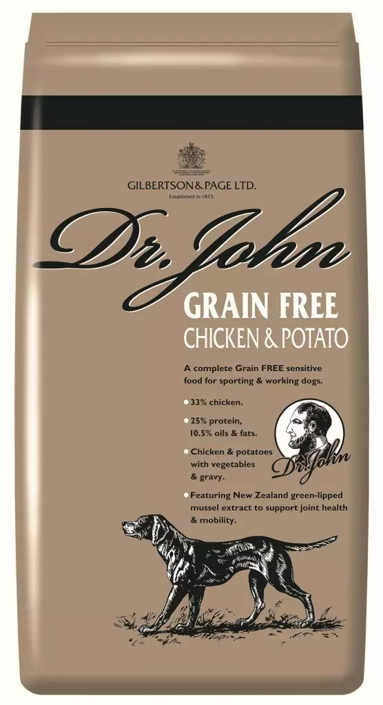 Dr. John Grain Free Chicken & Potato 12,5 kg - Koiranruoka - 5012113002920 - 1