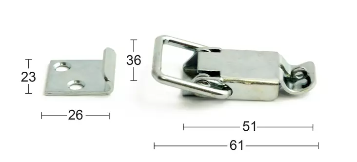 Habo laatikonsalpa 4100 - Riippulukot, salvat, haat - 7317900052040 - 1