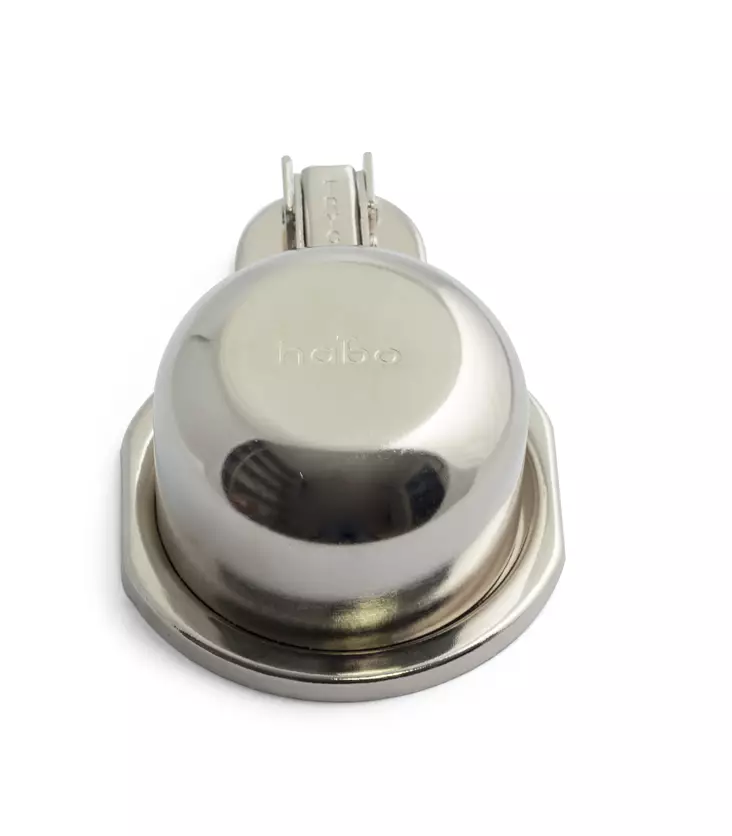 Habo vääntönupinsuoja 74 niklattu - Muut ovitarvikkeet - 7317900009860 - 1