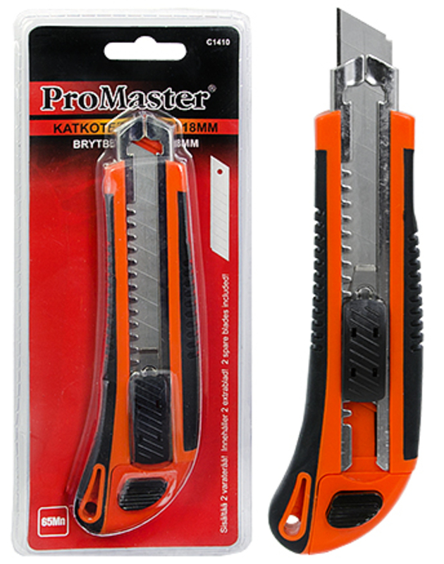 Katkoteräveitsi 18 mm - Puukot ja veitset - 6420286814100 - 1