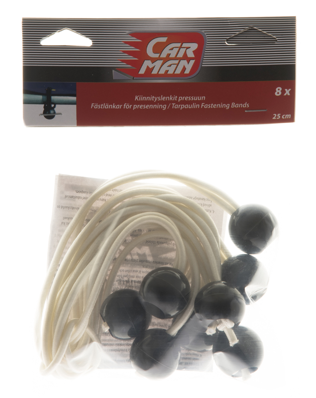 Kiinnityslenkit pressuun 8 kpl/pkt - Peitteet, pressut - 6410412220820 - 1