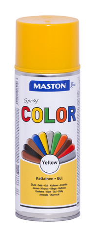 Maston Color spraymaali keltainen 400ml - Spraymaalit - 6412491208010 - 1