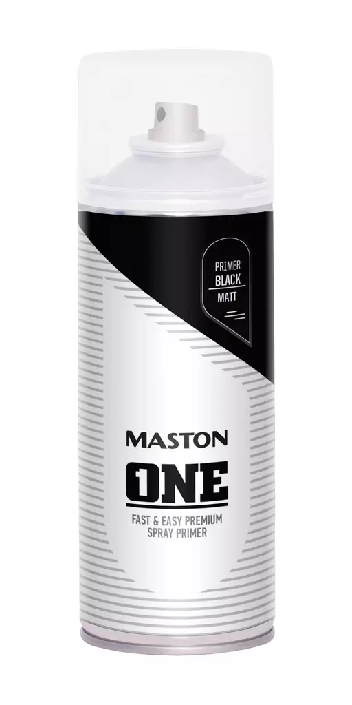 Maston pohjamaali ONE 400ml musta - Spraymaalit - 6412490045920 - 1
