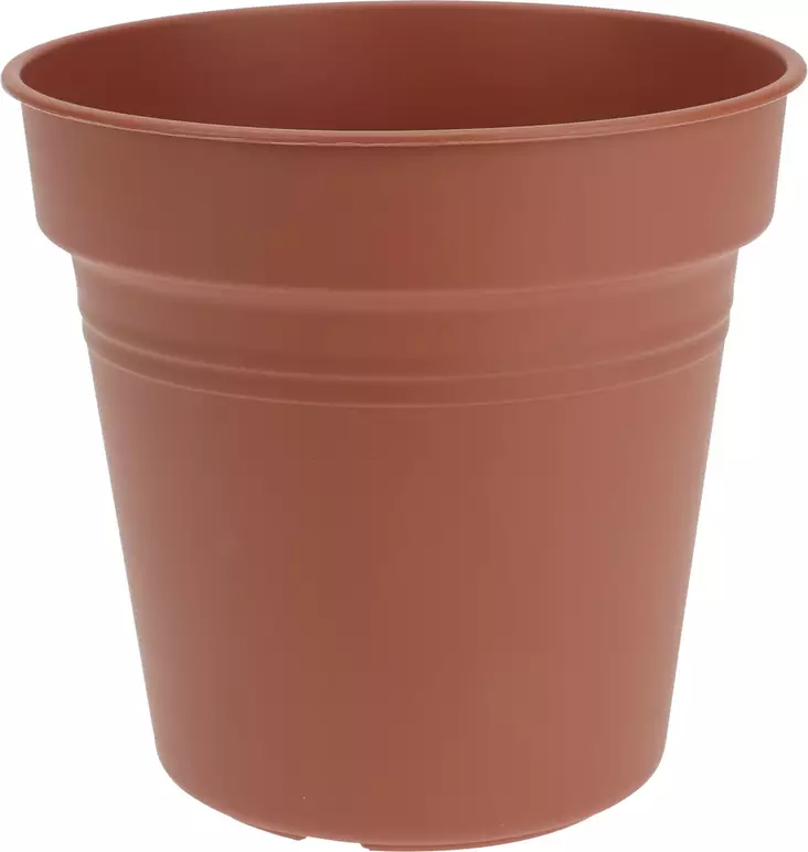 Muoviruukku ruskea kork. 14 cm - Ruukut, vaasit, korit - 8720573498470 - 1