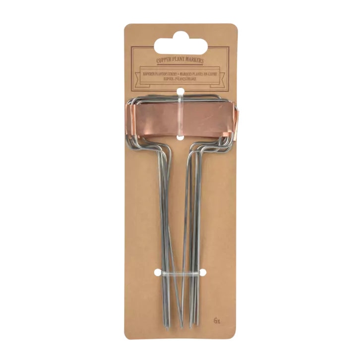 Nimikyltit kuparia 6 kpl - Muuta tarpeellista - 8714982134180 - 1