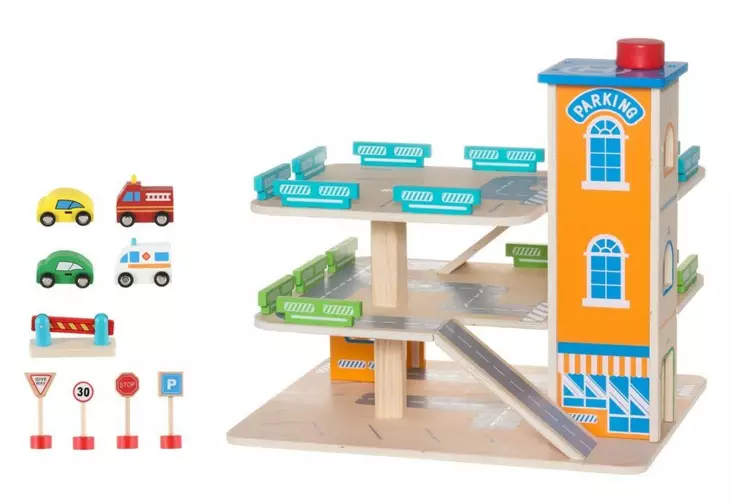 Parkkitalo puinen - Sisälelut - 6410416096780 - 1