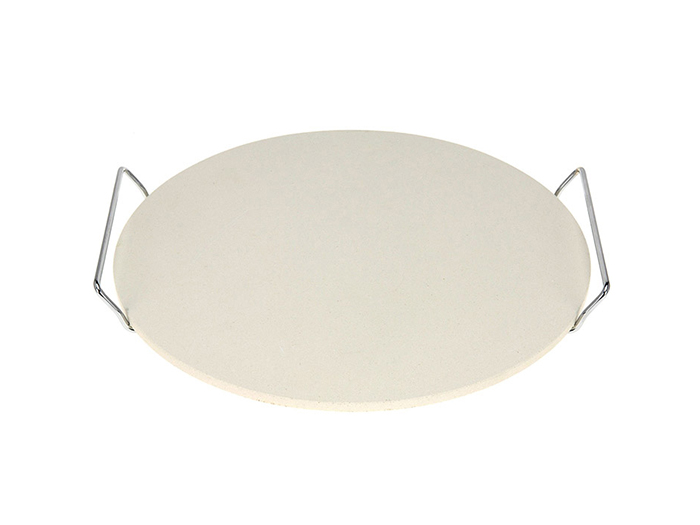 Pizzakivi 33 cm telineellä - Grillaustarvikkeet - 8718158141750 - 1