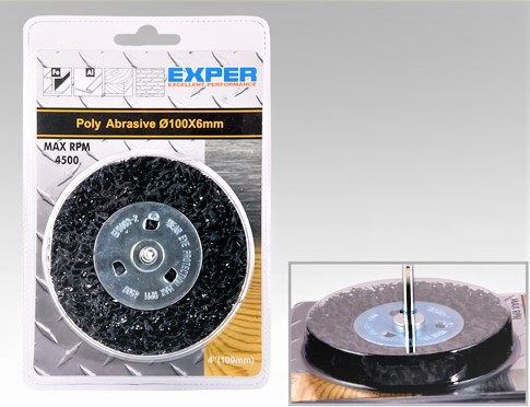 Puhdistuslaikka 100 x 12,7 x 6 mm - Hiomatarvikkeet - 6438081001960 - 1