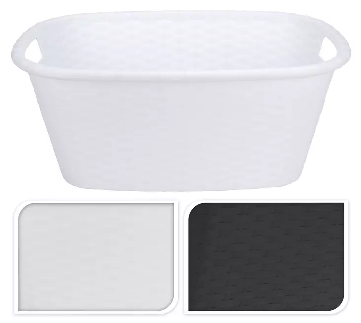 Pyykkikori 60x40x25 cm - Pyykkikorit - 8718158650900 - 1