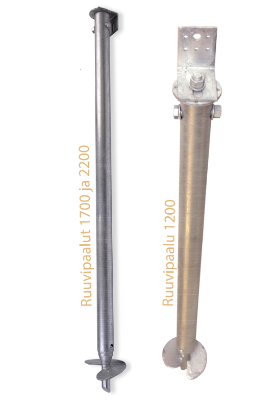 Ruuvipaalu 2200 sinkitty - Aitapaalut - ruuvipaalu2200 - 1