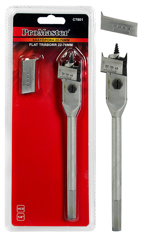 Säätöpora 22-76 mm - Puuporanterät - 6420286878010 - 1