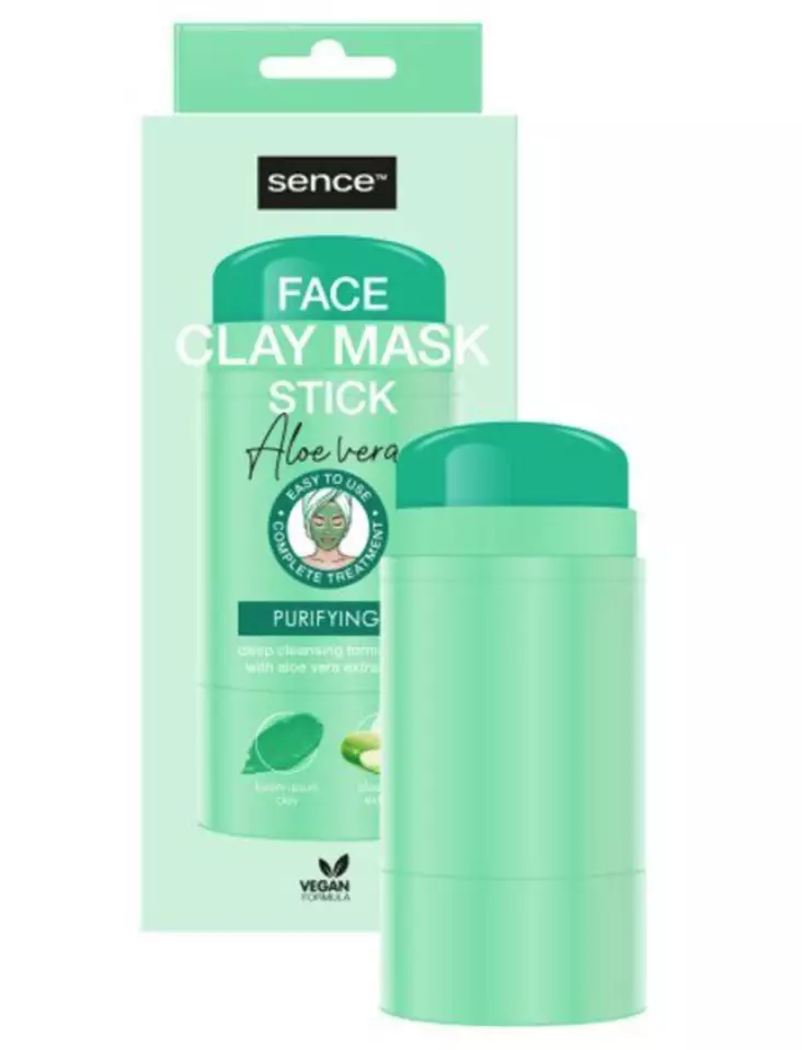 Sence Aloe Vera kasvonaamio savipuikko - Kosmetiikka - 8720847370730 - 1