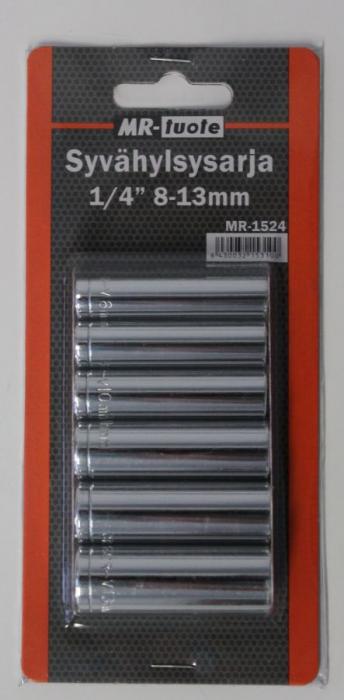 Syvähylsysarja 1/4" - Hylsyt ja -sarjat - 6430032153100 - 1