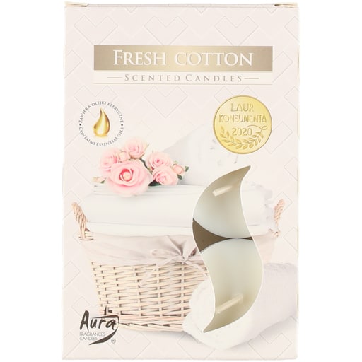 Tuoksulämpökynttilä Fresh Cotton - Huonetuoksut, raikastimet - 5906927038490 - 1