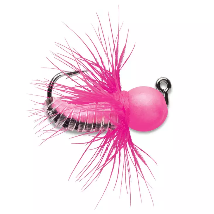 VMC Tungsten Fly Jig 1/16 Glow Pink - Jigit, jigipäät - 043193124450 - 1