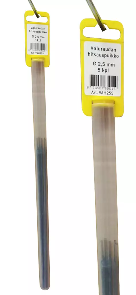 Valuraudan hitsauspuikko 2,5 mm 5kpl - Hitsauspuikot - 8712067810110 - 1