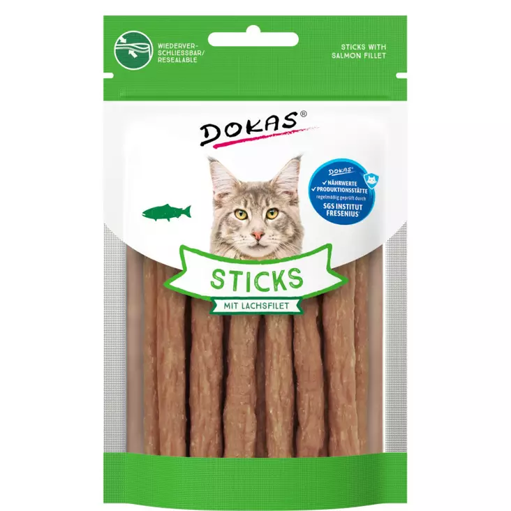 Dokas kissan herkkutikut lohifilee 30g - Koiranruoka - 4251276205880 - 1